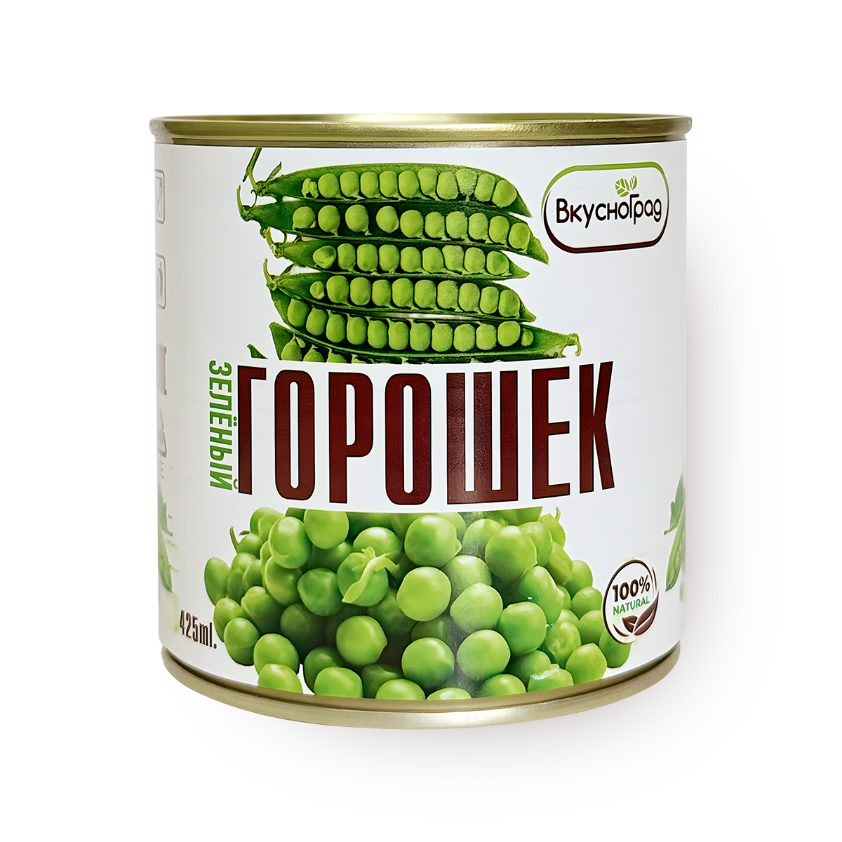 Горошек зелёный Вкусноград, 400 g