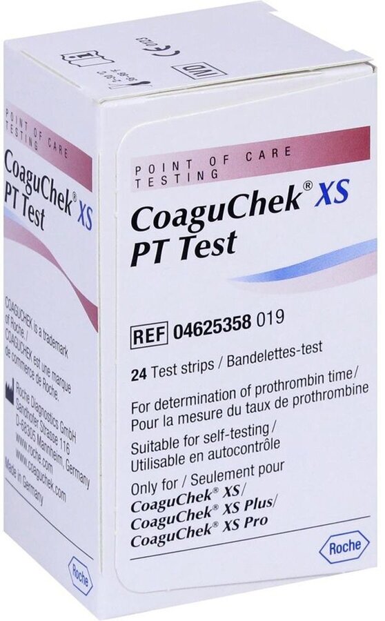 Тест-полоски "Коагучек Экс Эс" (CoaguChek XS) №24