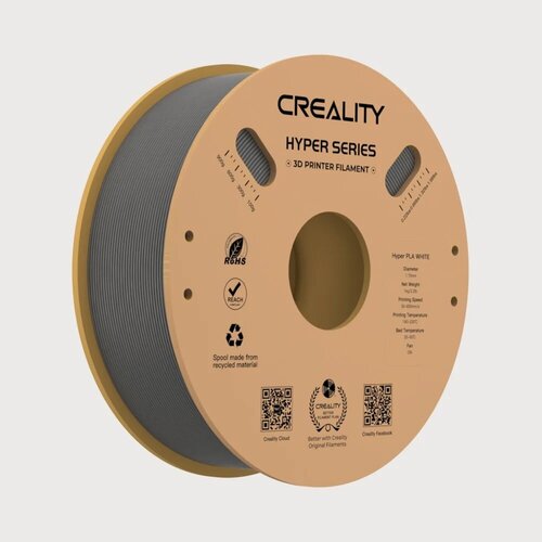 Изображение товара Филамент Creality Hyper Series PLA 3D Printing 1kg серый