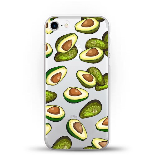 фото Силиконовый чехол авокадо на apple iphone 8 andy & paul