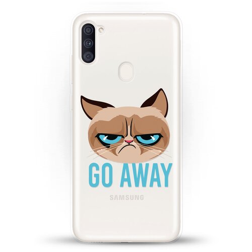 фото Силиконовый чехол grumpy cat на samsung galaxy a11 andy & paul