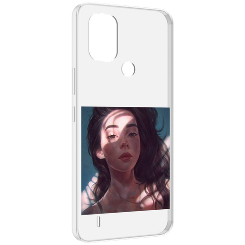 Чехол MyPads девушка-в-лучах женский для Nokia C31 задняя-панель-накладка-бампер чехол mypads девушка в ванне женский для nokia c31 задняя панель накладка бампер