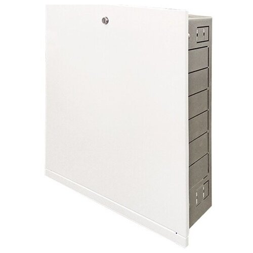 Шкаф распределительный Uni-fitt встроенный с накладной дверцей 494мм (ШРВ-1)