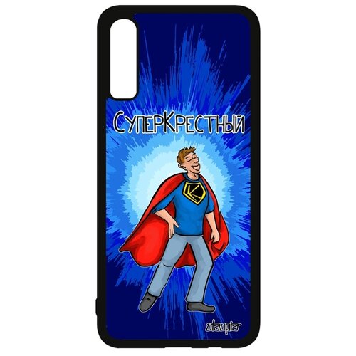 фото Чехол на смартфон samsung galaxy a70, "суперкрестный" герой шутка utaupia