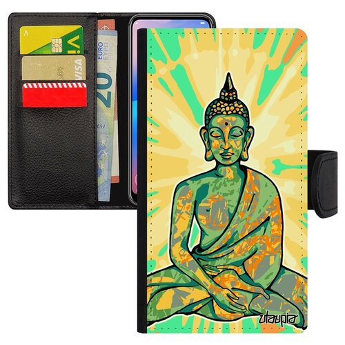 фото Чехол книжка на мобильный samsung galaxy s10e, "будда" buddha тибет utaupia