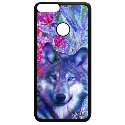 фото Чехол для p smart 2018, "дикий волк" одинокий злой utaupia