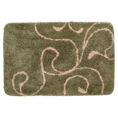фото Коврик для ванной комнаты iddis flower lace (green) 60х90 см 412m690i12