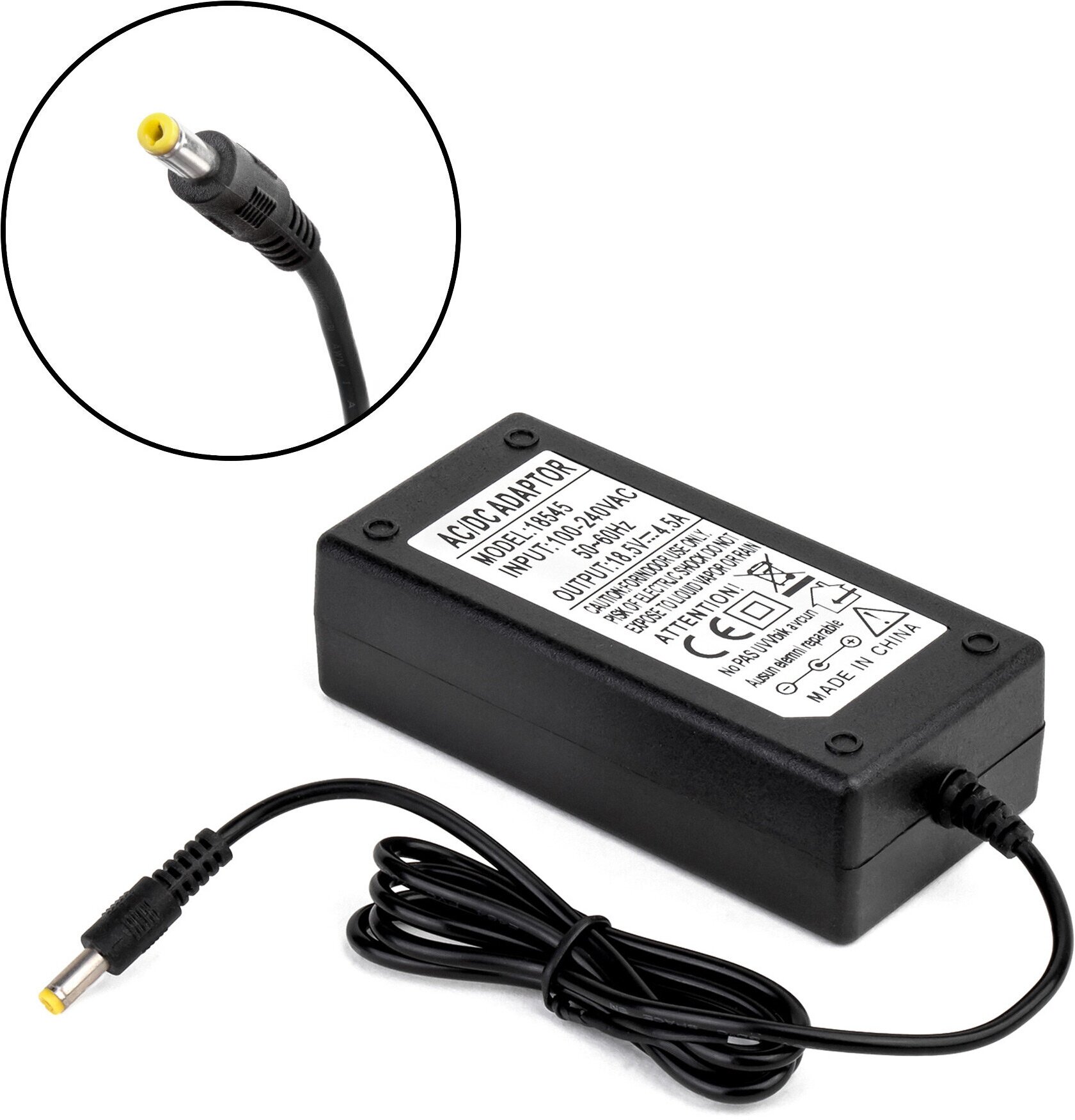 Блок питания для ноутбука HP 18.5V 4.5A (4.8x1.7) 83W PN: 401882-001 (Без кабеля питания)