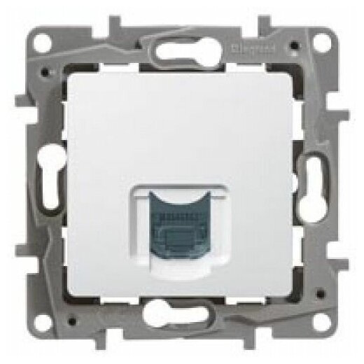 Legrand 672253 Розетка информационная RG45 cat.6 UTP-Etika-Белый