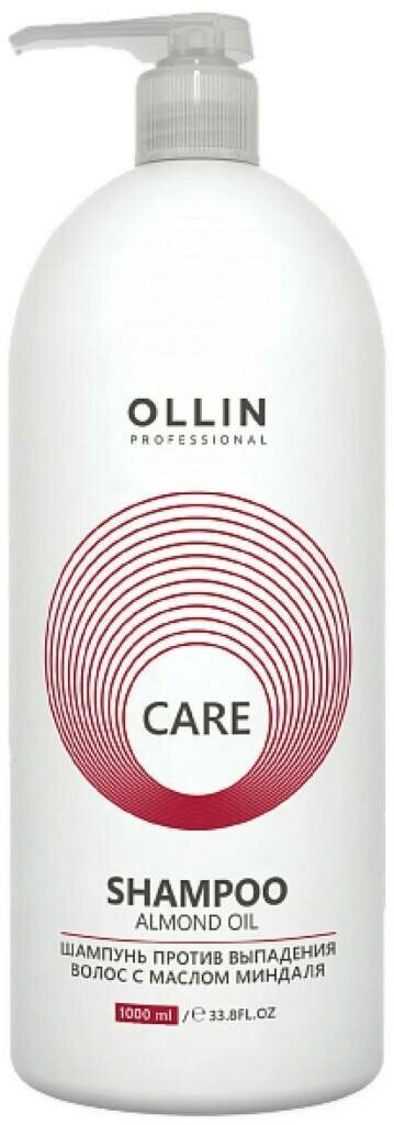 OLLIN Professional шампунь Care Almond Oil против выпадения волос с маслом миндаля, 1000 мл