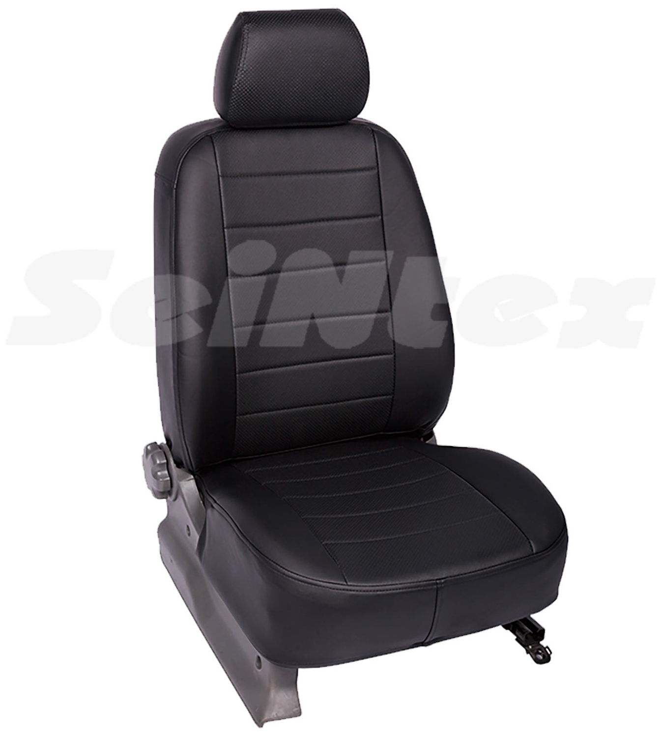 Чехлы из экокожи Seintex для Chevrolet Lacetti 2004-2013 (черные, 85426)