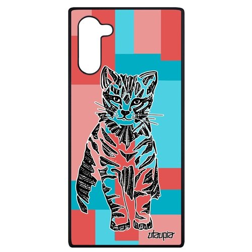 фото Чехол для смартфона samsung galaxy note 10, "кот" котенок тигристый utaupia