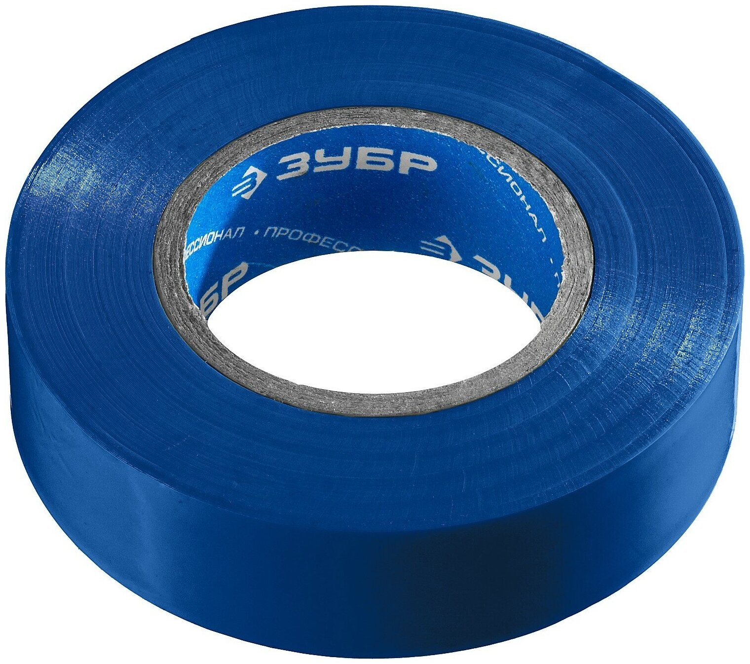 фото ЗУБР Электрик-20 19 мм х 20 м синяя, Изоляционная лента ПВХ, профессионал (1234-7)