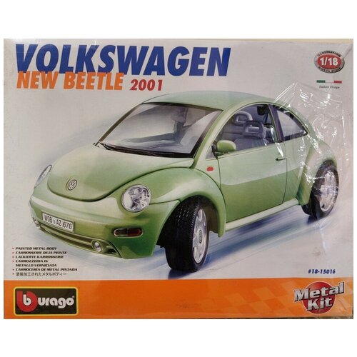Volkswagen New Beetle 2001 сборная модель автомобиля, масштаб 1:18