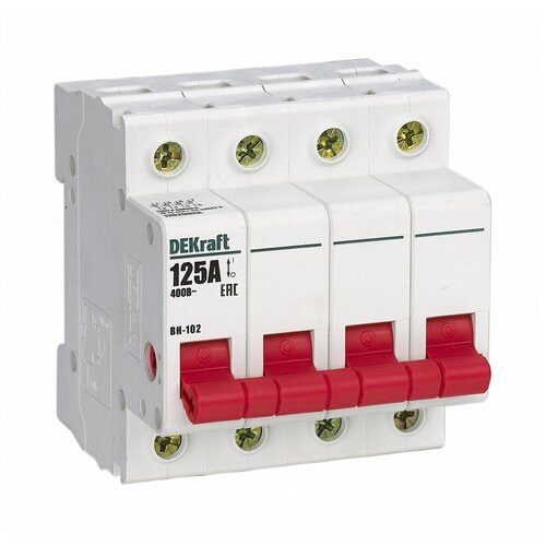Выключатель-разъединитель 4Р 32А ВН-102, SCHNEIDER ELECTRIC 17014DEK (1 шт.)
