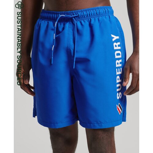 фото Шорты для плавания superdry, размер s, синий, голубой