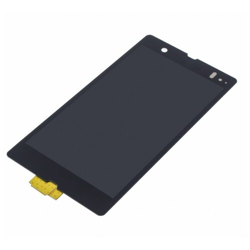 коннектор под шлейф дисплея на материнскую плату для sony c6603 lt36i xperia z 50 pin Дисплей для Sony C6603/LT36i Xperia Z (в сборе с тачскрином) черный