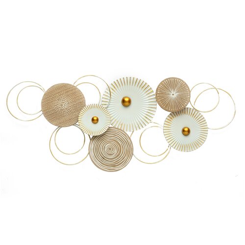 Декор настенный панно из металла Эстетика, 82.5 х 38 см