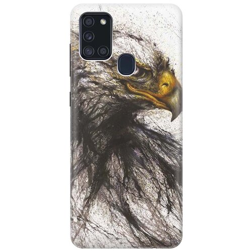 фото Чехол - накладка artcolor для samsung galaxy a21s с принтом "ястреб" re:pa