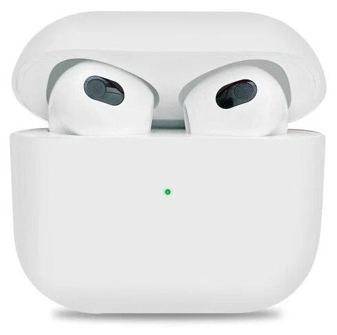 Силиконовый чехол для Apple Airpods 3, белый