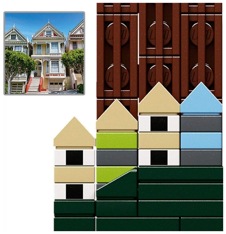 Конструктор LEGO Architecture Сан-Франциско, 565 деталей (21043) - фото №3
