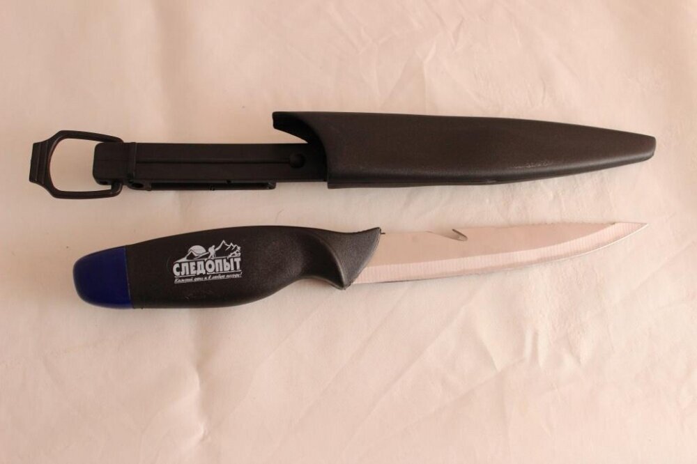 Нож туристический охотничий нетонущий в чехле - фотография № 7