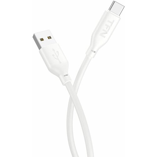 Кабель USB Type-C TFN silicone 0.6m white (TFN-C-SIL-AC06M-WH) кабель usb type c tfn typectypec silicone 0 6m white tfn c sil cc06m wh