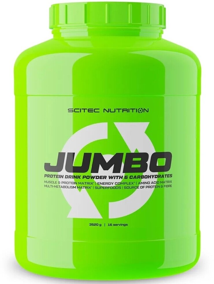 Scitec Nutrition Jumbo 3520 гр (Scitec Nutrition) Клубника