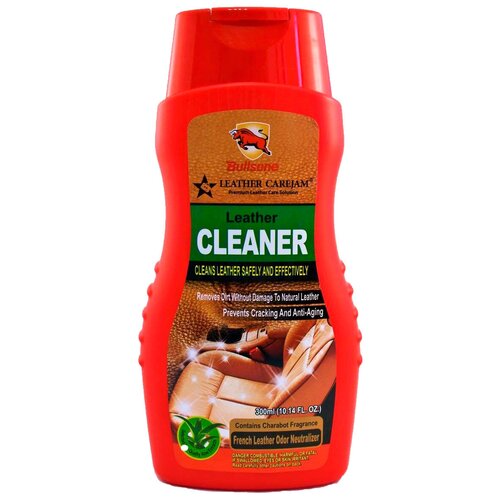 Bullsone Очиститель кожи салона автомобиля Leather Cleaner, 0.3 л, алоэ вера