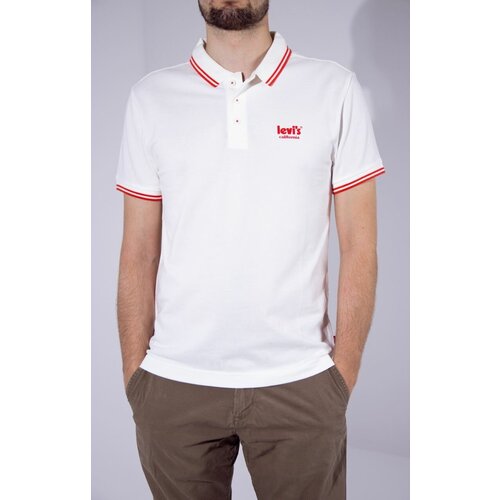 Levi's белое поло с коротким рукавом Regular Fit Polo T-shirt