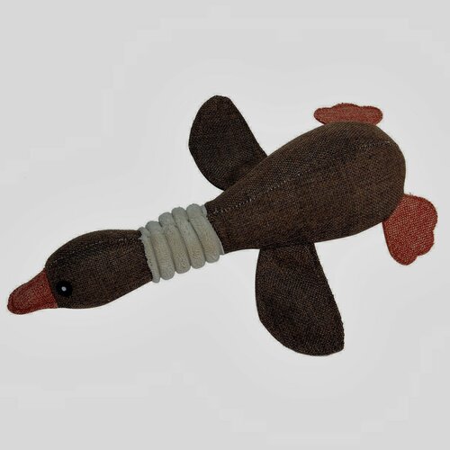 Игрушка-пищалка для собак Коричневый гусь