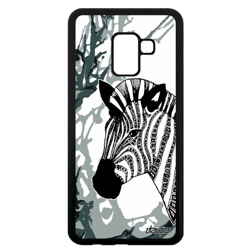 фото Чехол для смартфона galaxy a8 2018, "зебра" zebra африка utaupia