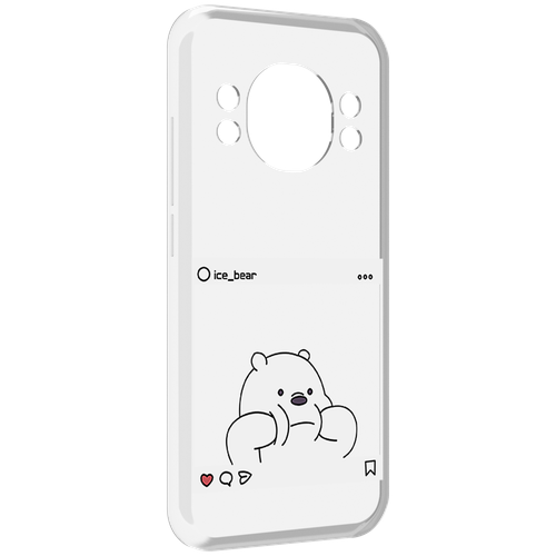 Чехол MyPads ледяной-медведь для Doogee S98 / S98 Pro задняя-панель-накладка-бампер чехол mypads ледяной медведь для doogee s98 s98 pro задняя панель накладка бампер