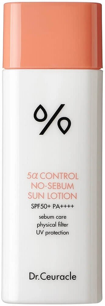 Солнцезащитный лосьон для проблемной кожи Dr.Ceuracle 5α Control No-Sebum Lotion SPF50+ PA++++, 50 мл