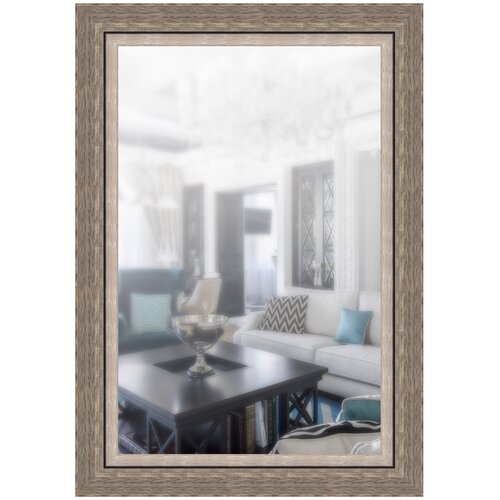 фото Зеркало в широкой раме 70 x 100 см, модель p086003 аурита