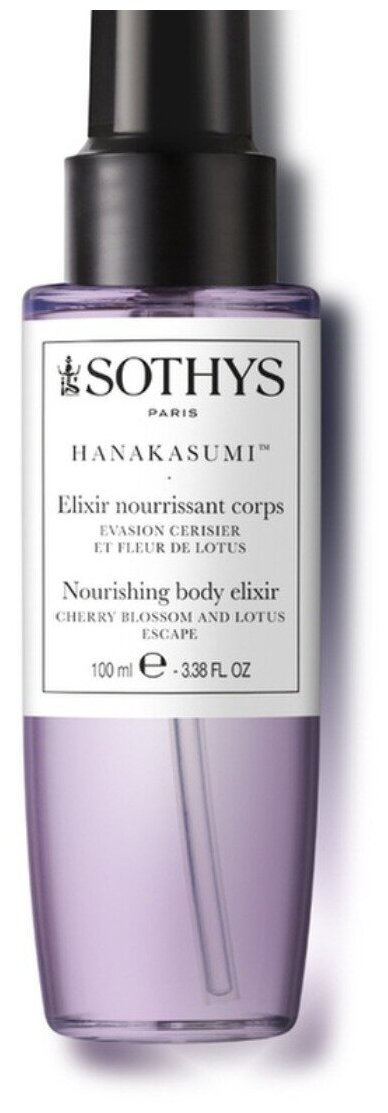 Sothys Эликсир для тела Nourishing Body Elixir Cherry Blossom And Lotus Escape, 100 мл