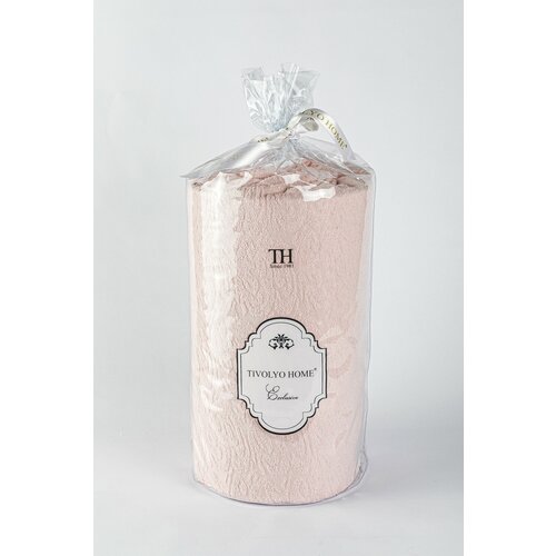 Tivolyo home Простыня на резинке Amery цвет: розовый (220х240)