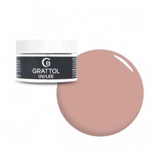 Grattol, Camouflage Gel - камуфлирующий гель Ceramic №05, 15 мл