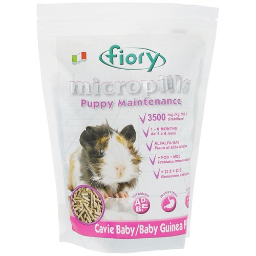 Корм для морских свинок Fiory Micropills , 850 г