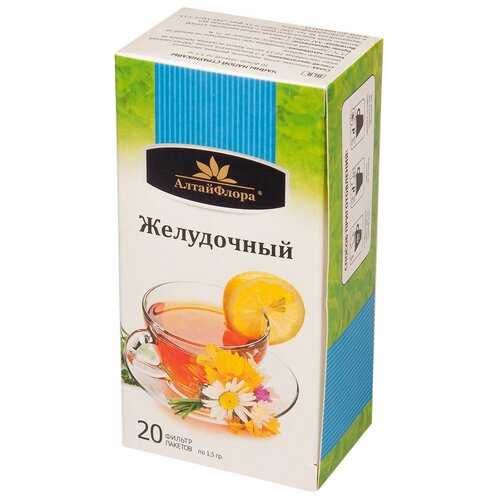 АлтайФлора чай Желудочный ф/п, 1.5 г, 20 шт.