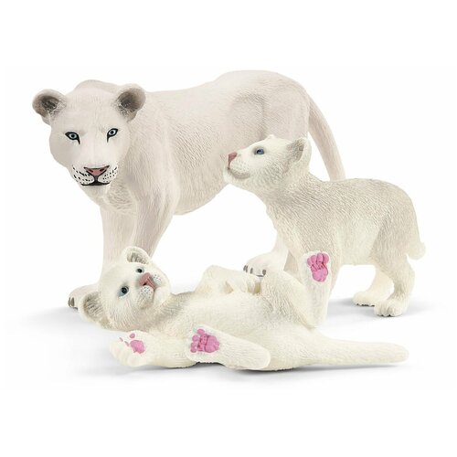 Набор SCHLEICH Львица со львятами 3предмета 42505 игровые фигурки schleich фигурка белый тигр