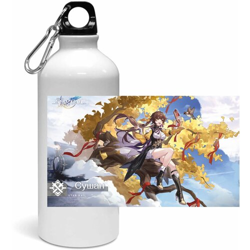 фото Спортивная бутылка honkai: star rail - хонкай стар рейл № 7 bugrikshop