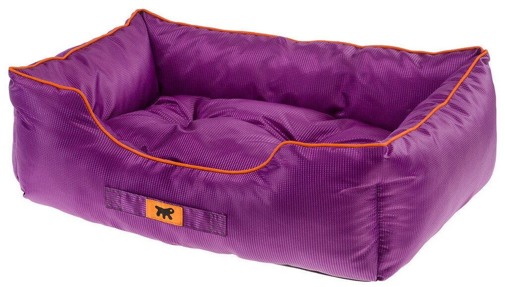 Софа для собак и кошек Ferplast Jazzy 80 водоотталкивающая ткань фиолетовая 78 х 56 х 22 см (1 шт)