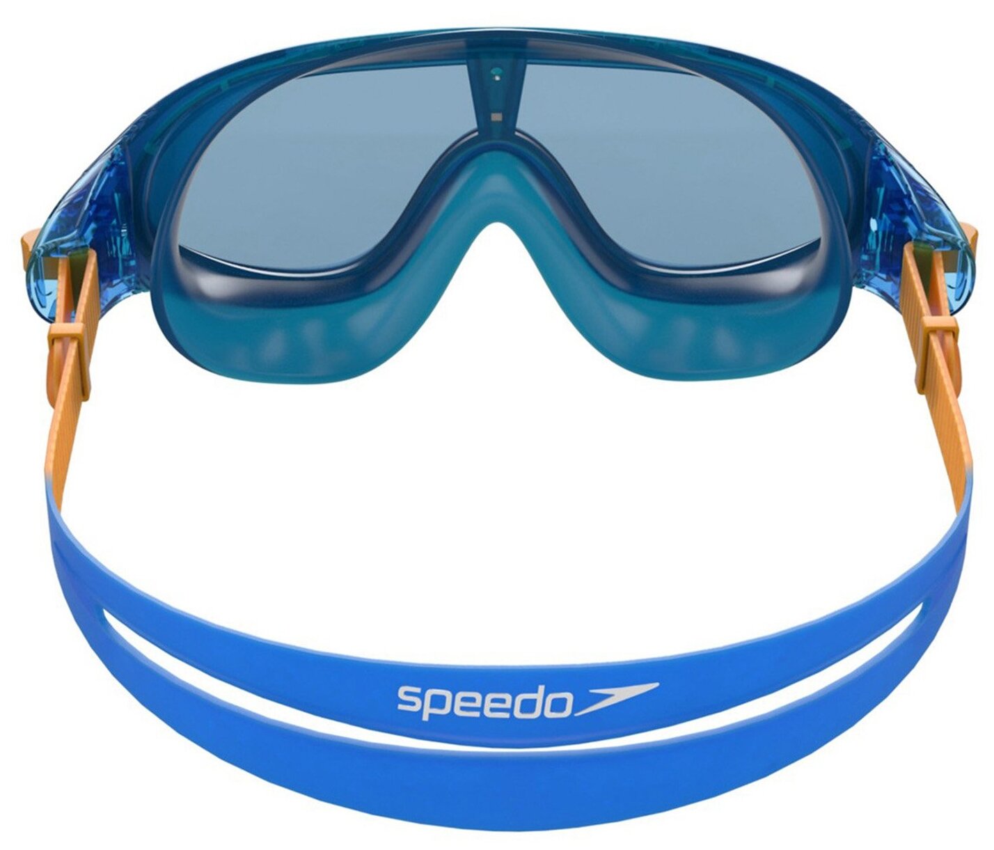 Очки для плавания детские Speedo RIFT GOG JU голубой/оранжевый, 8-012132255S0Y