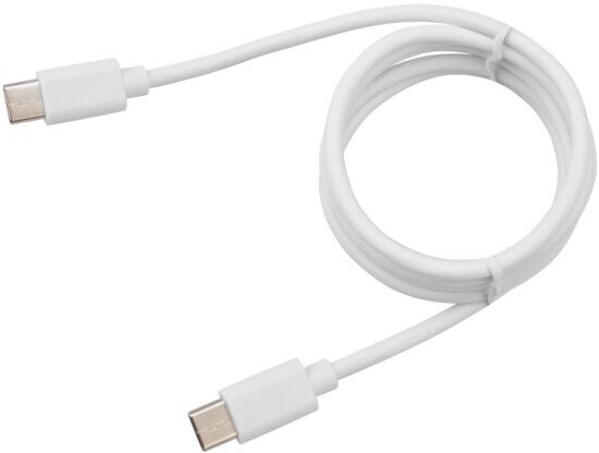 фото Кабель REXANT Type-C - Type-C PD, быстра зарядка, 45Вт, 1 метр, белый ПВХ