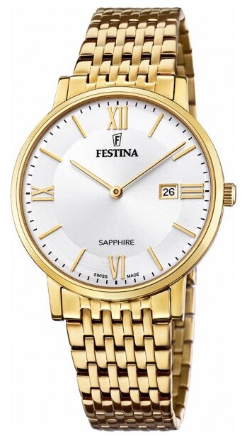 Наручные часы FESTINA Swiss Made, серебряный