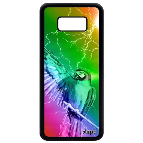 фото Чехол на мобильный samsung galaxy s8 plus, "попугай" какаду жако utaupia