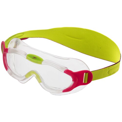 фото Очки-маска для плавания speedo sea squad mask infant, green/pink/clear