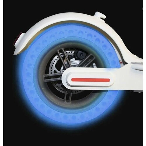Светящаяся флуорисцентная литая бескамерная покрышка 8.5х2.0 для электросамоката Xiaomi Mijia M365, PRO, S1, AOVO M365, Kugoo ES2 и другие, синяя бескамерная шина для электросамоката xiaomi mijia electric scooter
