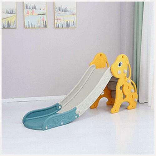 Изображение товара Детская горка Pituso Полкан с баскетбольным кольцом Yellow/Желтый